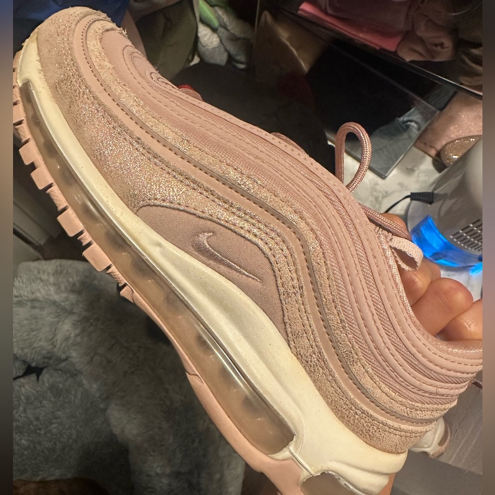 Nike air max 97 rose gold/ beige size 8